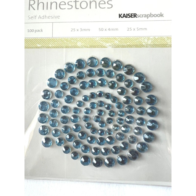 Kaisercraft - Self Adhesive Rhinestones -Pick Color, 100 count -