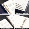 RIHUA Personal Organizer, A5 Notebook, 6-Hole Ring, Notepad with Refill,