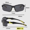 D.Stomo UV Sensing, Color Changing Dimming, Polarized Sunglasses, Sports Sunglasses,