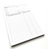 Repair Job Cards x100 - Garage Workshop Job Costing Sheets