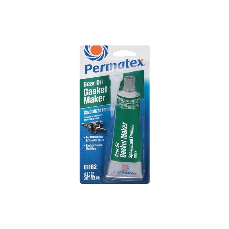 Permatex 81182 Gear Oil RTV Gasket Maker, 3 oz. (2)