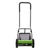 Manual Lawn Mower, 18 Inch 5 Blade Push Reel Lawn