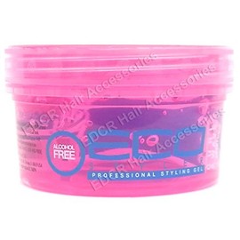 Eco Professional Curl and Wave Styling Gel - Firm Hold for All Hair Types - 8 oz (237ml) - Pink