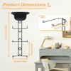 8 Pieces Cowboy Hat Organizer Hangers for Wall, Western Hat