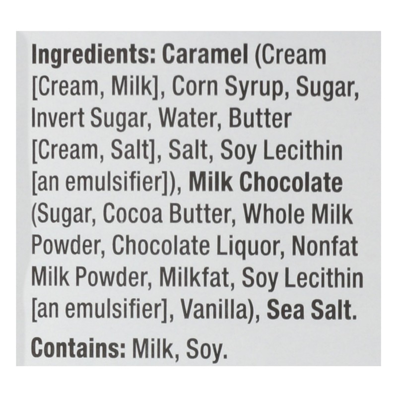 Sanders Milk Chocolate Sea Salt Caramel Thins, Kosher, 18 Ounce