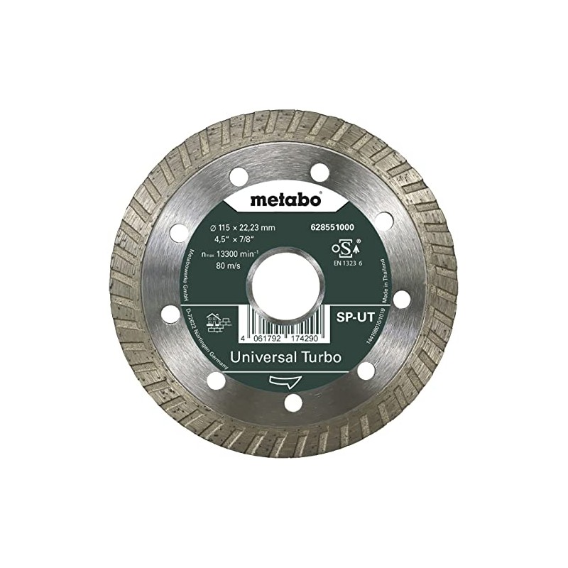 Metabo 628551000 Diamond Cutting Disc SP-UT 115 x 22.23 mm
