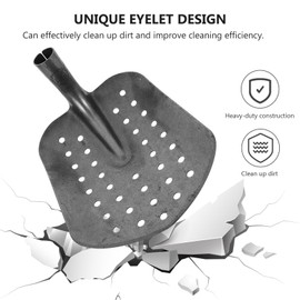Homoyoyo Sewer Drainage Leakage Spade Tools Metal Sifting Shovel Tool Shovel Drain Shovel Mud Metal Sifting Shovel Mud Scoop Iron Portable Manure Spoon Sewer Line Cleaner