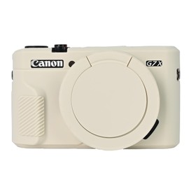 Easy Hood G7X2 Camera Case for Canon PowerShot G7X Mark II DSRL Camera, beige, G7X2 Case