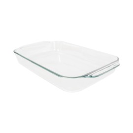 Pyrex Basics 4.8-qt (10 x 15 ) Oblong Baking Dish - Original Genuine Pyrex - Made in the USA