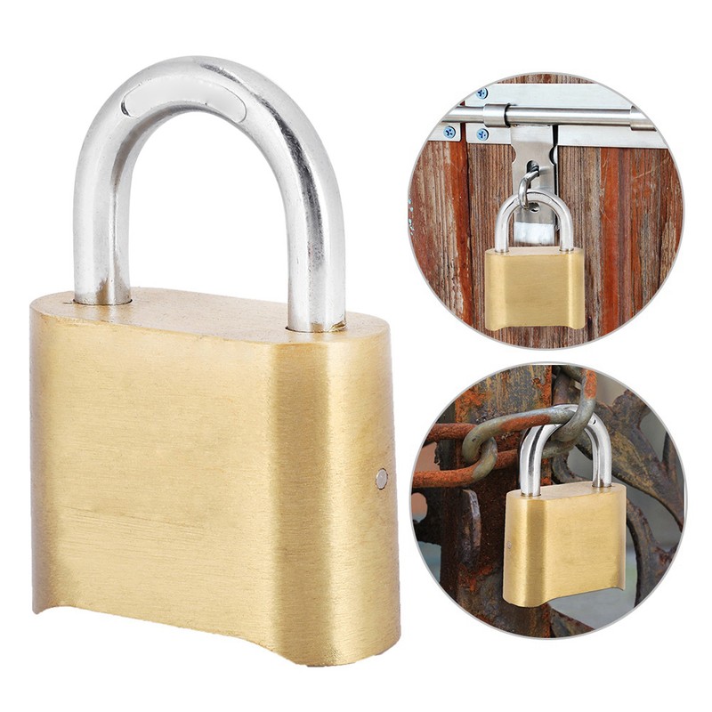 4 Dail Digit Rust Proof brass Password Lock Combination Padlock