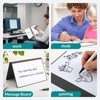 A5 Mini Whiteboards, Portable Erasable Whiteboard with 3 Colouring Pencils,