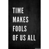 Pointless Posters Time Makes Fools of Us All Demotivational Poster Print