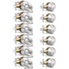 6 Pack Keyed Entry Door Knob and Single Cylinder Deadbolt