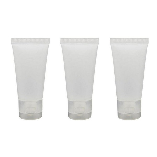 20PCS 100ML Soft Tubes Bottles With Filp Cap-Refillable Portable Lotion Makeup Cream Containers (Frosted) (100ml)
