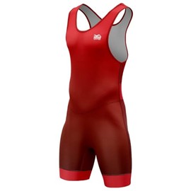 Phantom Athletics Storm Wrestling Men's Ringer Jersey, Apex - Red, XXL