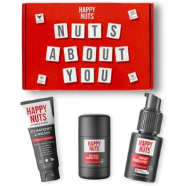 HAPPY NUTS - Nuts About You Anti Chafing Deodorant Essentials Bundle Kit - Gift Set for Men to Stay Fresh All Year Long