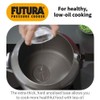 Futura 5-Litre Hard Anodized Induction Compatible Pressure Cooker, Small, Black