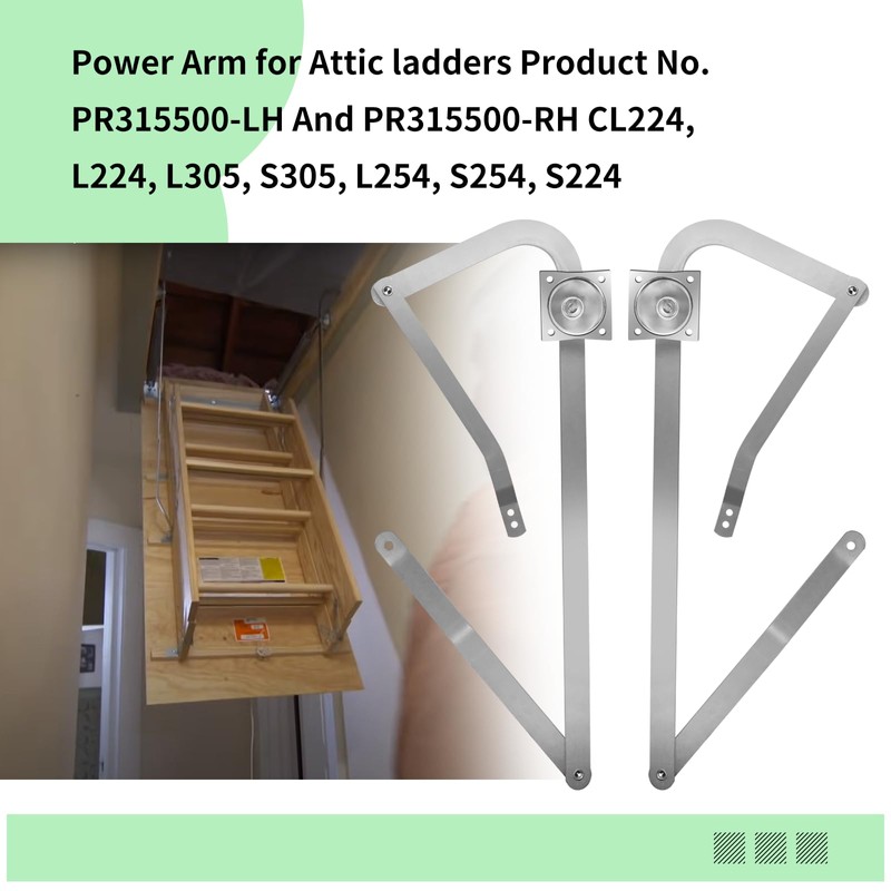 PR315500-LH and PR315500-RH Attic Ladder Kit Power Arm Assy Left