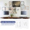 YSKmanhuo Double Sided Adhesive Wall Hooks 20 Pairs Self Adhesive