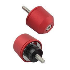 POSH Motorcycle Supplies Handlebar End Middle Weight Bar End Honda/Suzuki Genuine Handle M6 Type CB1300SF/SB | CT125 Hunter Cub Matt Red 032979-22-10 Bar End Cap