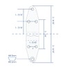 FCOUIID Boat Strap Hinges for Marine Grade RV Skylight Locker