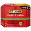 Twinings Decaffeinated English Breakfast Black Tea Bags, 50 Count (Pack
