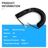 ERGAOBOY 1Pcs 8mm Polyurethane Air Compressor Hose, 10m Black Retractable
