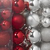 Relaxdays Christmas Baubles Set of 100, Christmas Decoration, Matt, Shiny,