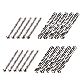 Banworks USA/Imperial Thread Guitar Humbucker Pickup Screw Vintage Phillips-Head Humbucker Pickup Height Screws with Springs for Gibson, EMG, Seymour Duncan, Dimarzio Pickups 10pcs JT/SYQLS-02 Nickel