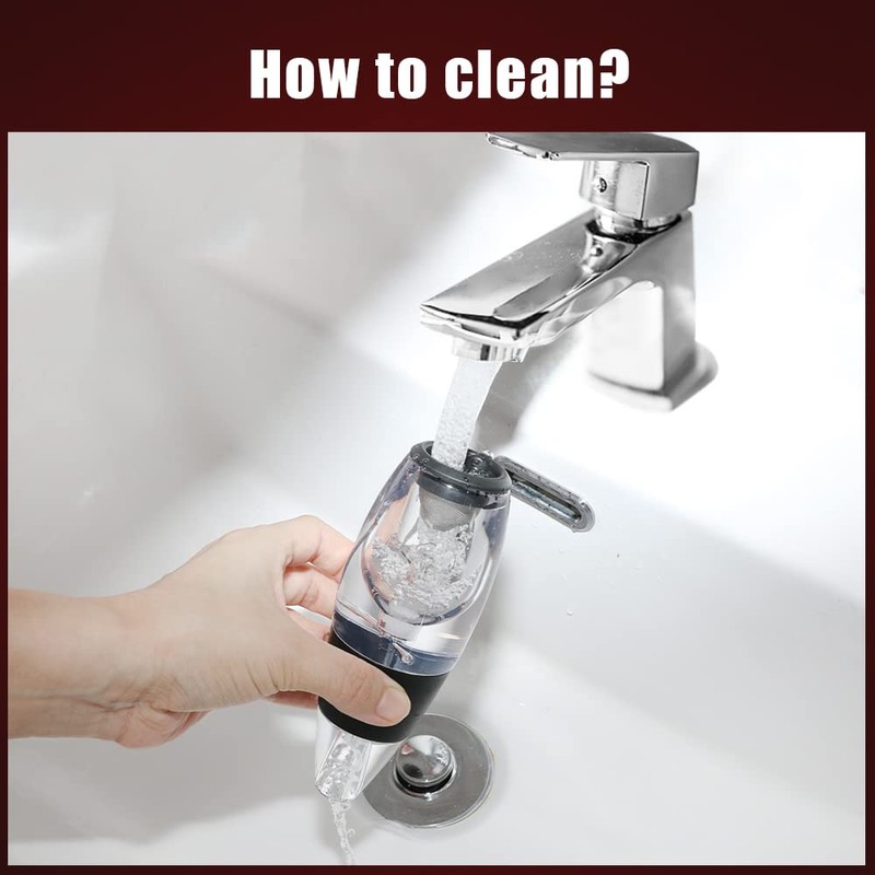 AIKARO - Weinluftbelüfter Automatischer Dekanter mit Filter und Basisstation