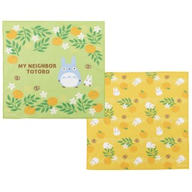 Skater KB4WN Bento Cloth Lunch Cloth for Kids, Set of 2, Ghibli, My Neighbor Totoro