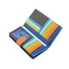 Large Multi-Colour Leather Purse RFID Blocking - Women's Designer Wallet
