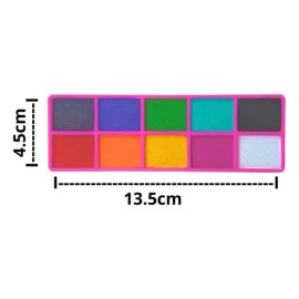 Kit De Maquillaje Pintacaritas Bodypaint Colibrix Base Agua
