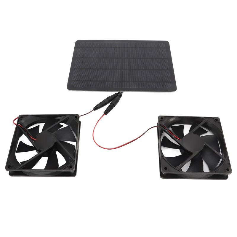 Solar Panel Fan Kit 12V 10W Portable Universal Energy Saving