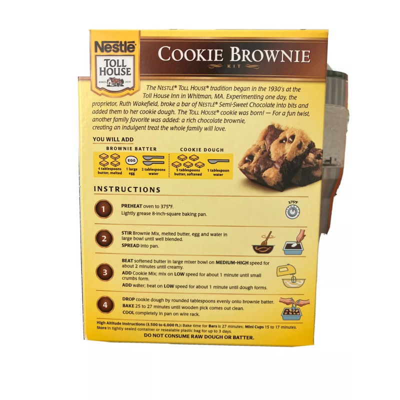 BEST BY 02/2019 Nestle Toll House Chocolate Chip Cookie &