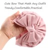 PEECABE 5-Pack Cotton Baby Girl Hat Bow Beanie Cap for