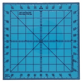 MTT PL Douglas 5" Protractor Graduated in Degrees for Angle Measurement and Map Plotting for Outdoor, Marine or Air Navigation with Map and Compass, Hiking, Orientation and Survival