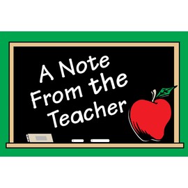 Teacher Created Resources A Note By Teacher Postcards (1202)