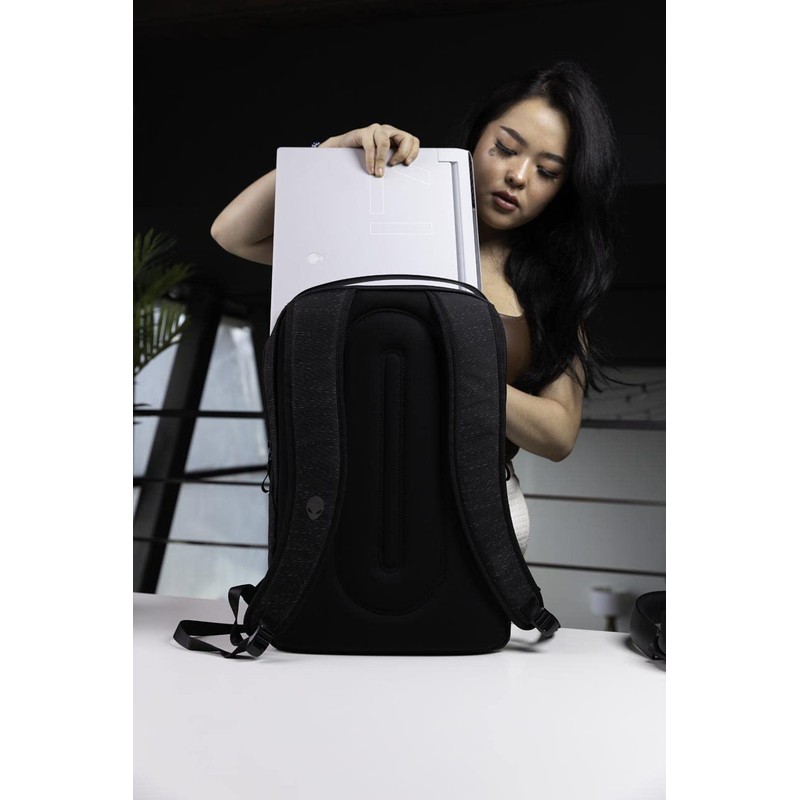 Alienware Horizon Slim Backpack, AW323P, Weather Resistant, Shockproof, Padded Shoulder