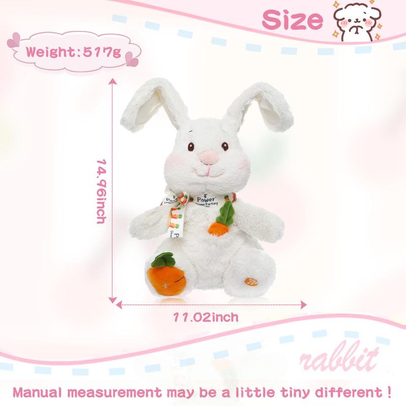 Children's Day Gift Talking Bunny Repeats What You Say Peek-A-Boo