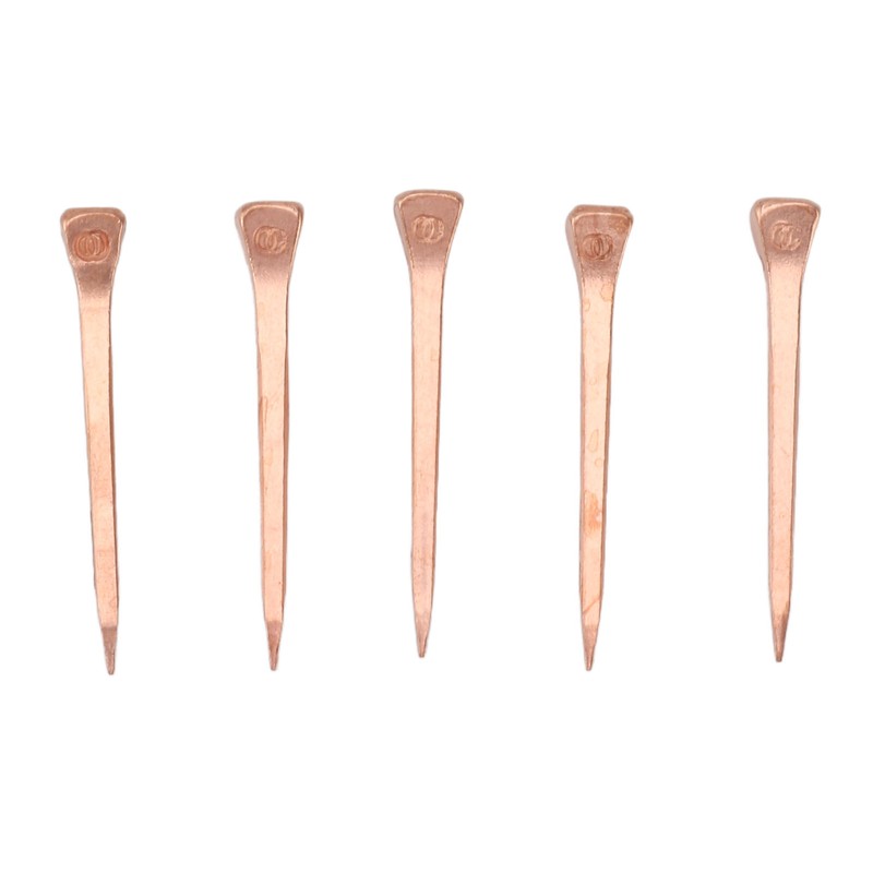 250Pcs Horseshoe Nails Copper Plated Rustproof Equestrian Riding Equipment Pet