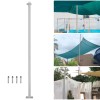 Sun Sail Pole Post 8ft Aluminum Freestanding Shade Accessories for