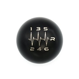 Billetworkz Weighted Heartbeat Shift Knob (500g) Compatible with Subaru 6 Speed WRX: 2015-25 / STI: 2004-21, Matte Black