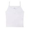 MeMoi 3-Pack Cotton Blend Lightweight Girl's Camisoles White 6