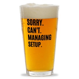 Director Sarcasm Pint Glass 16oz -Managing Seetup - Funny Event Operations director Gifts Experience Coordinator Event Planner Leader