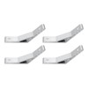 PATIKIL 135 Degree Angle Corner Brackets, 4Pcs 4.33x0.87 Inch Aluminum