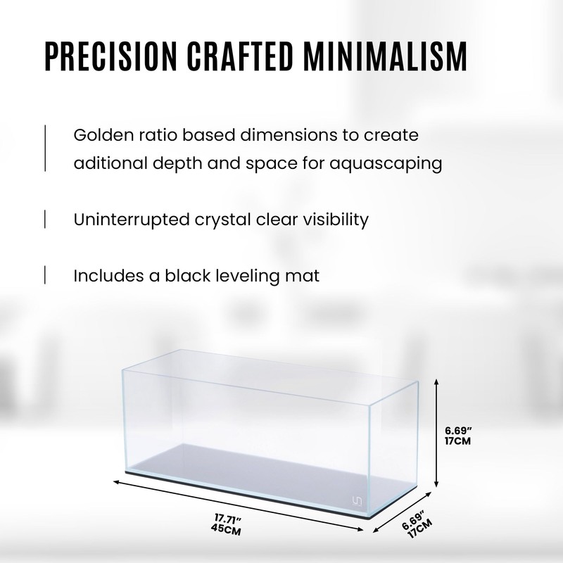 UNS Ultra Clear Rimless Tank - 6.3GAL | 24L -