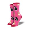 Socksmith Womens Corgi Butts - Pink - One Size