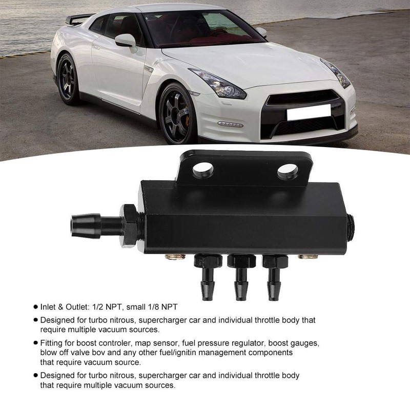 Vacuum Distributor, 5 Port Car Vacuum Block Intake Manifold Fuel