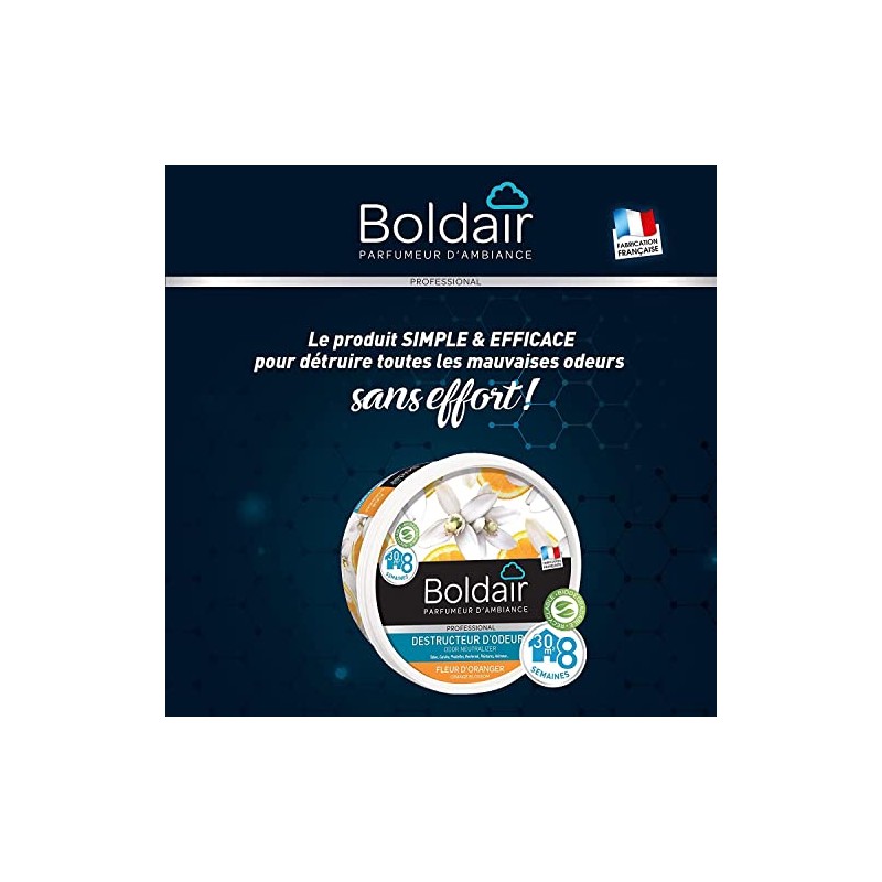 BOLDAIR Geruchsvernichter, 8 Wochen, 300 g, 3 Stück